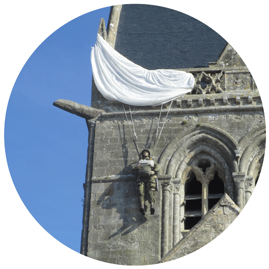 Le parachuste de sainte-Mère-Église